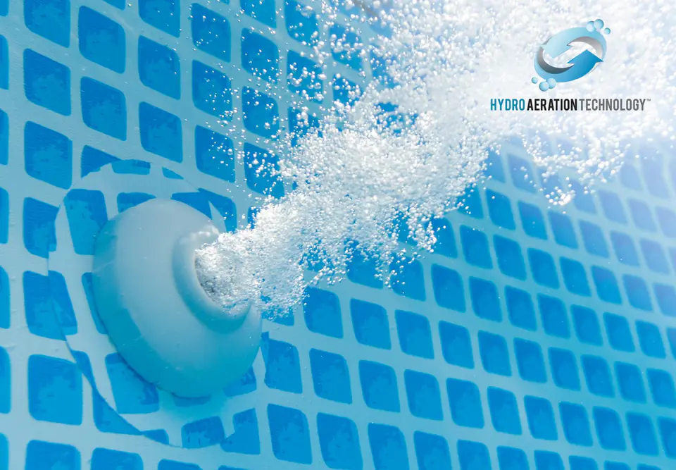 Garden frame rectangular pool 300x175cm + filter pump INTEX 26784