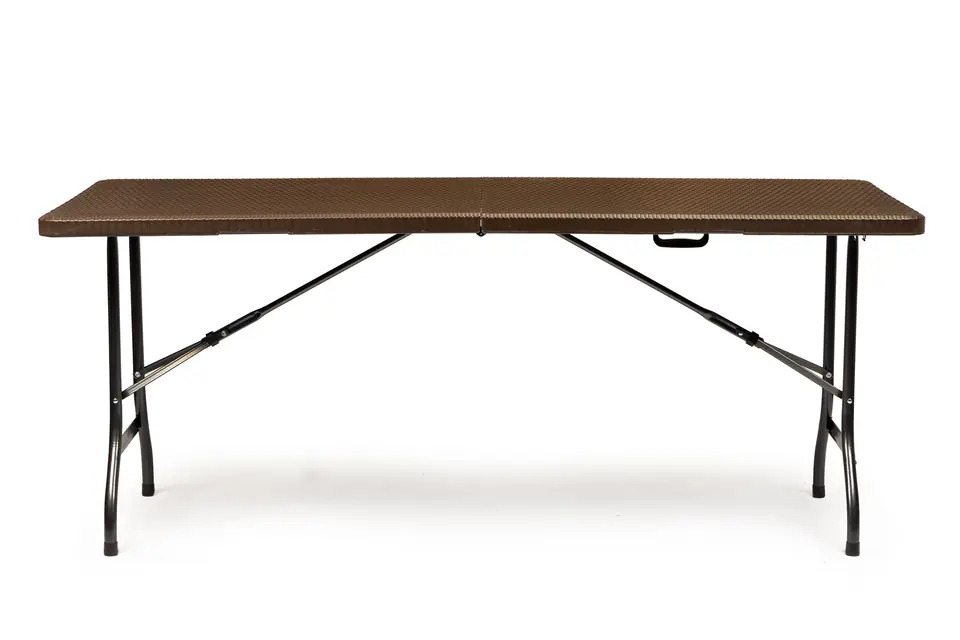 Garden banquet catering table 180cm rattan Wasserman.eu