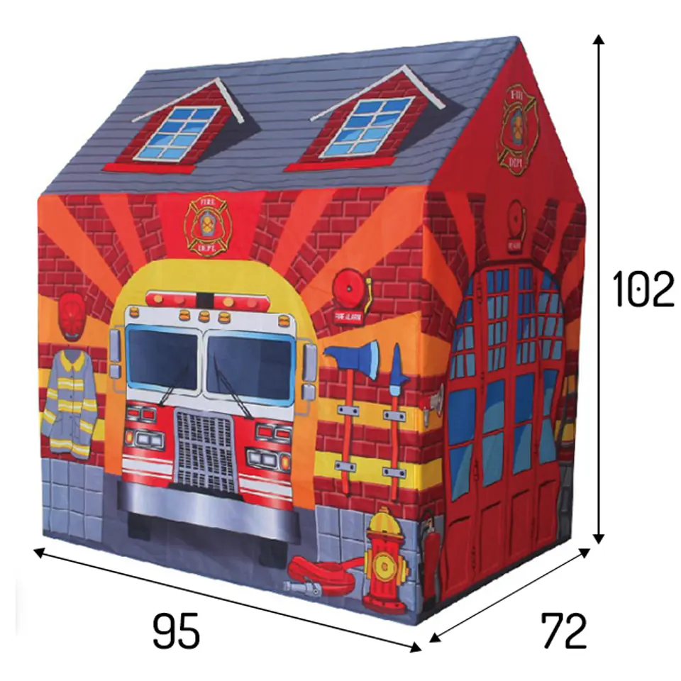 Children's tent firefighter's cottage Iplay