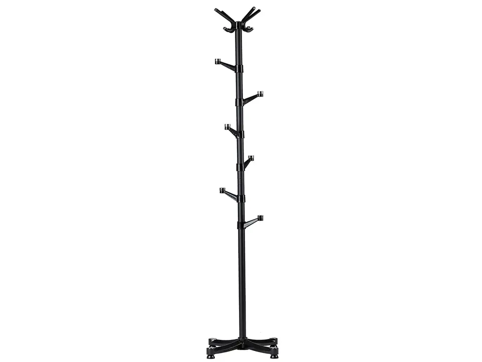 Clothes hanger standing clothing black