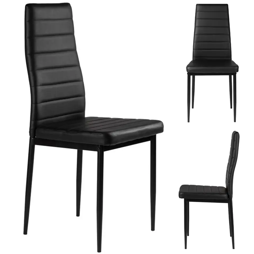 Chair chair set of chairs for living room leather 4x ModernHome