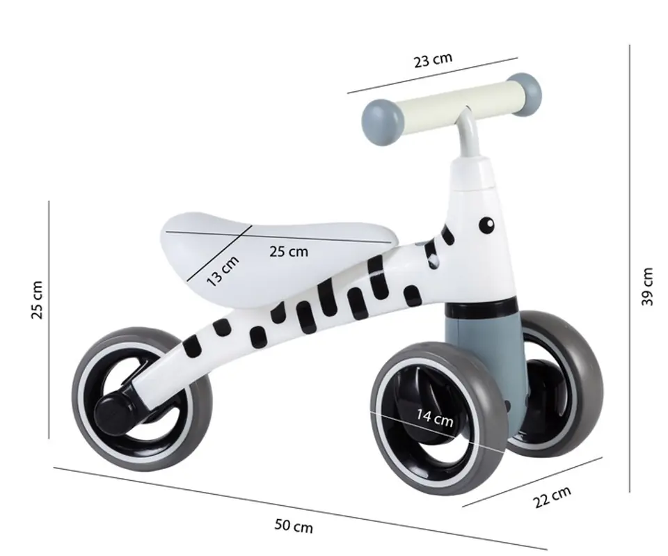 Balance bike "Zebra" Ecotoys