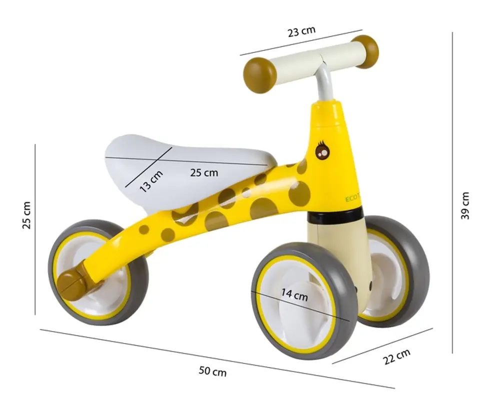 Balance bike "Żyrafa" Ecotoys