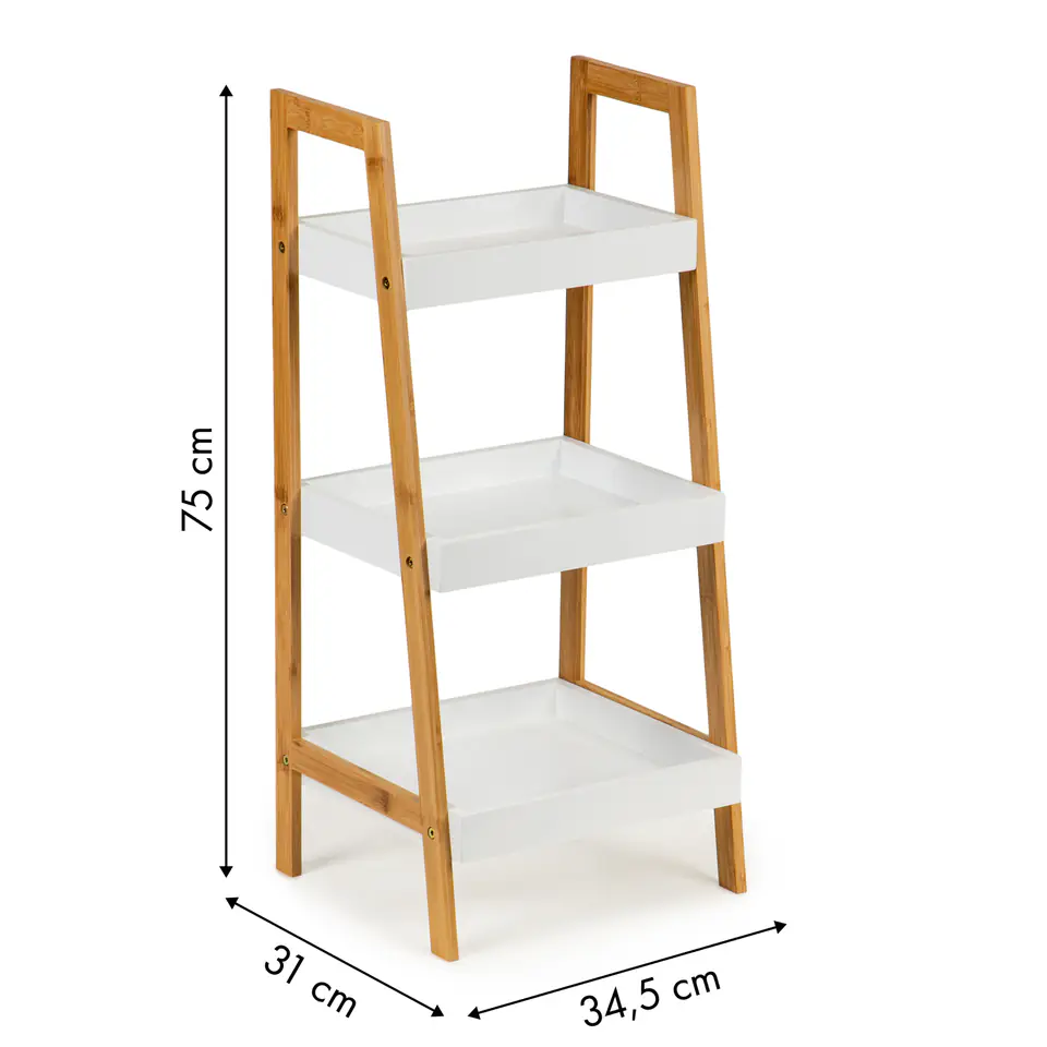 Bookcase cabinet shelf table night bamboo