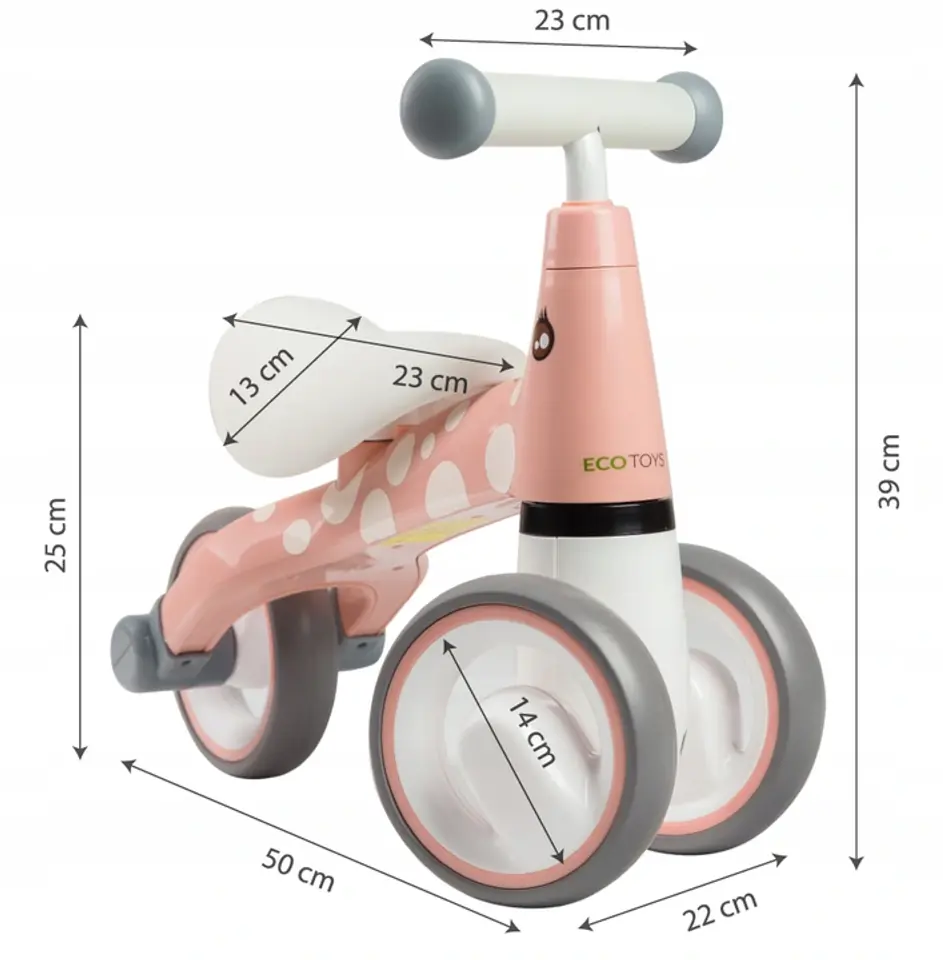 Balance bike "Flamingo" Ecotoys