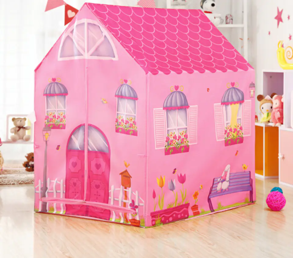 Tent pink children's cottage IPLAY