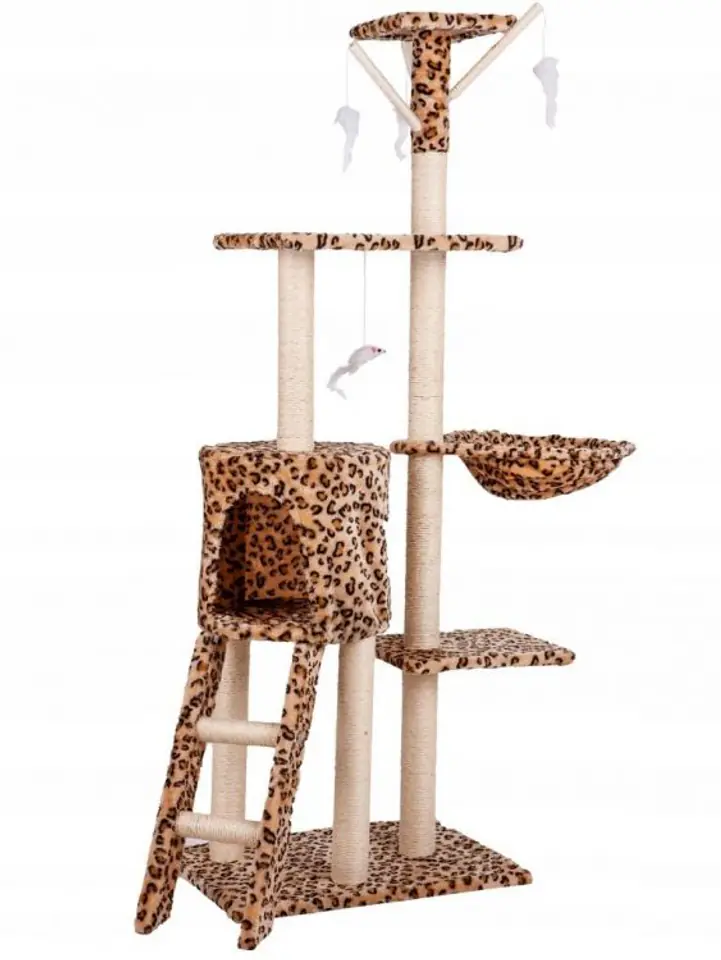 Cat scratching post tree bed 138cm xl Panther