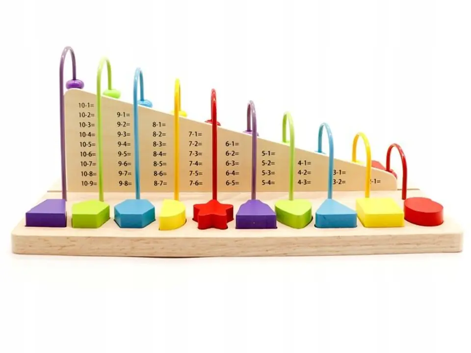 Educational toy abacus, ECOTOYS number blocks