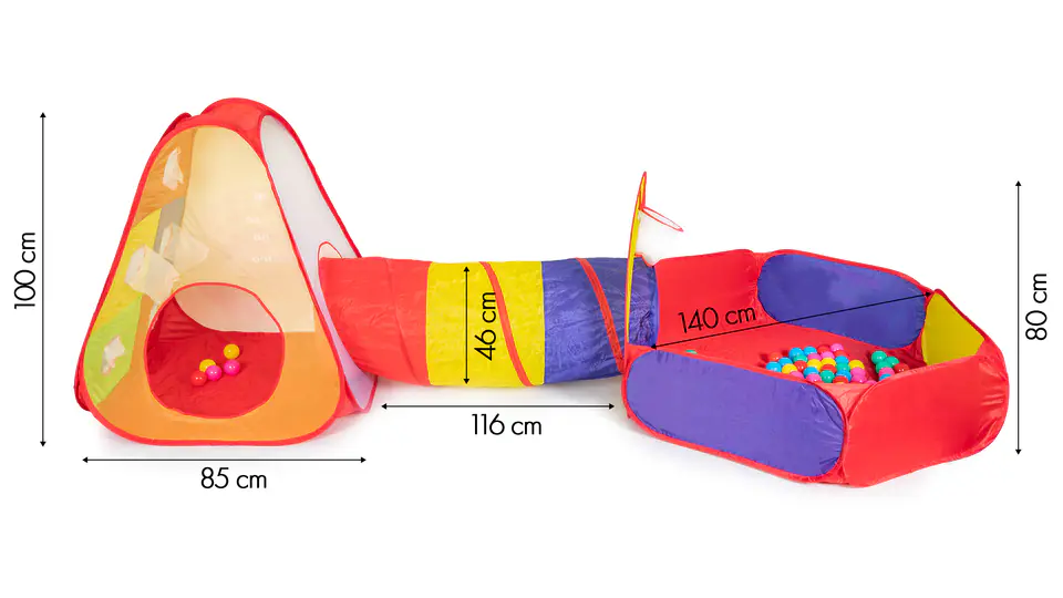 Namiot plac zabaw - suchy basen + piłeczki