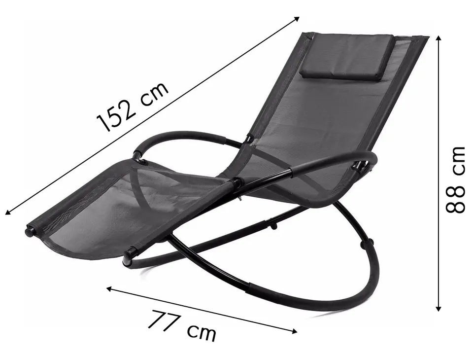 Lounger rocking chair zero graviti