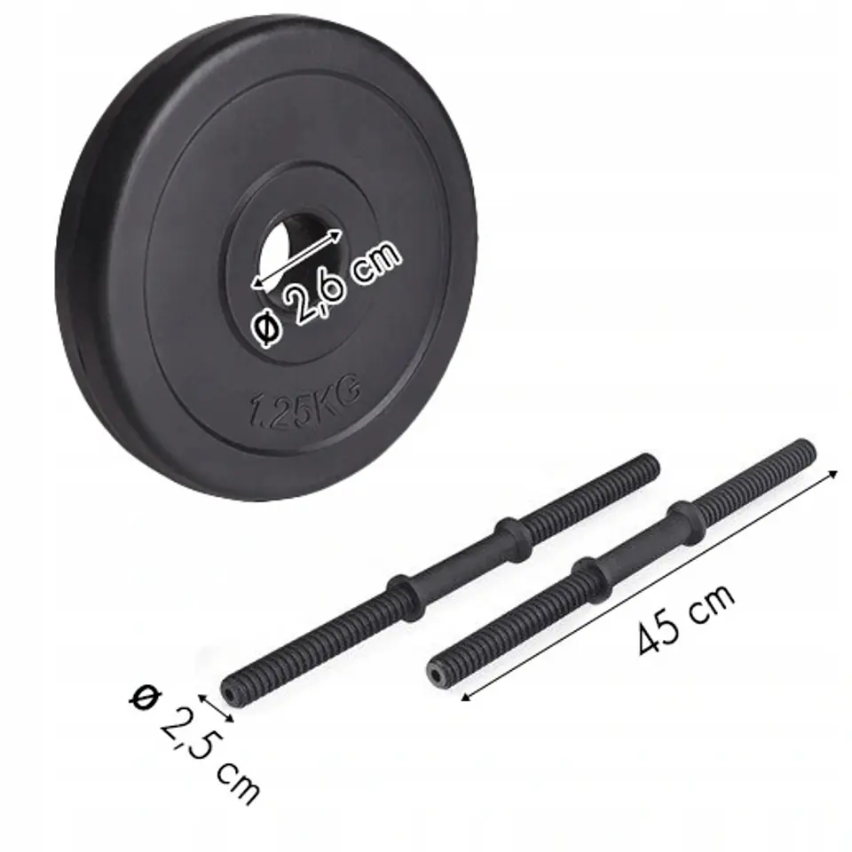 Dumbbells dumbbells 30 KG set of two dumbbells of 15kg fitness