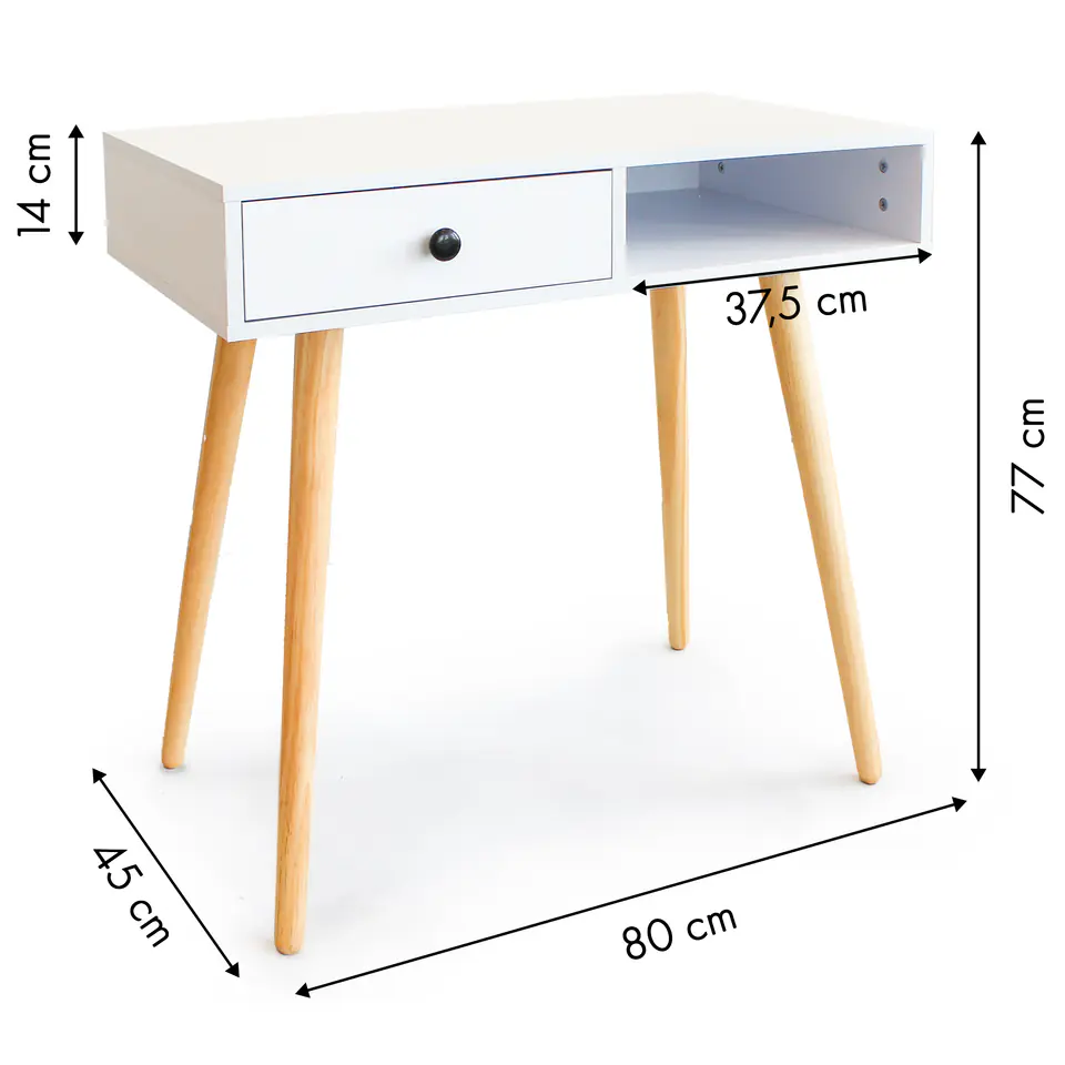 Desk dressing table cosmetic console living room table with drawer