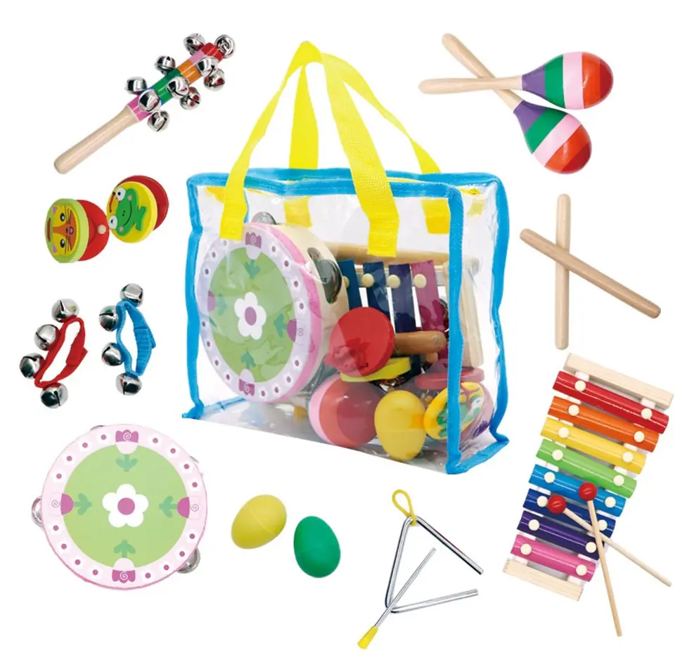 Musical set of 14 instruments + Ecotoys bag