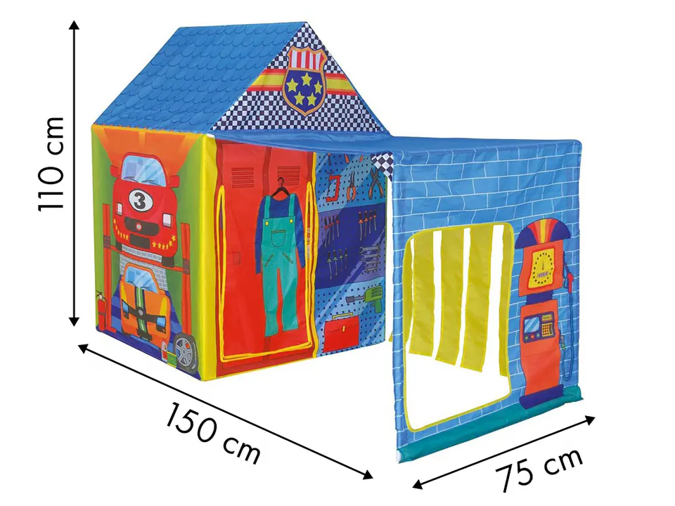 Namiot warsztat samochodowy namiocik mechanika dla dzieci