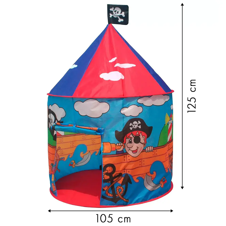 Tent pirate house children's playground