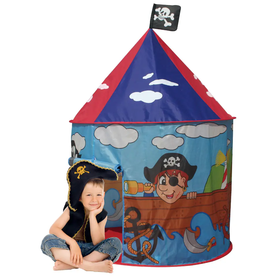 Tent pirate house children's playground