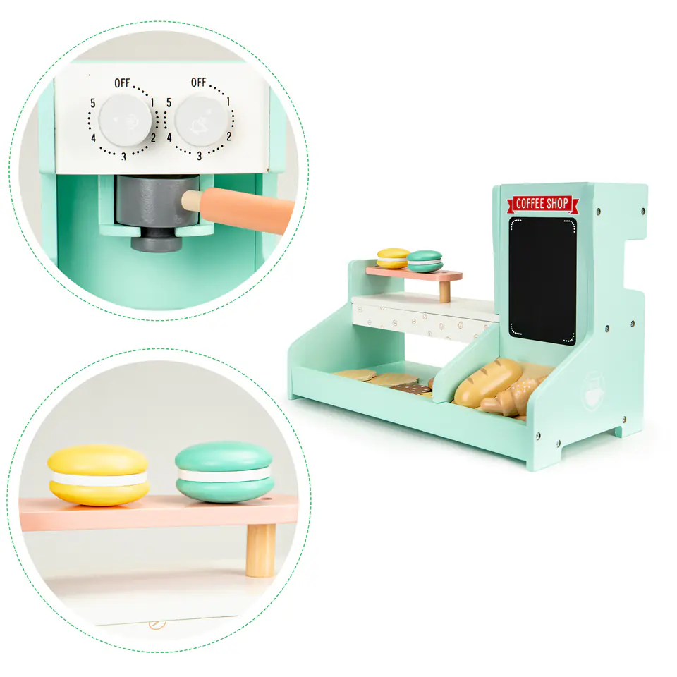 Wooden kitchen café shop confectionery ECOTOYS