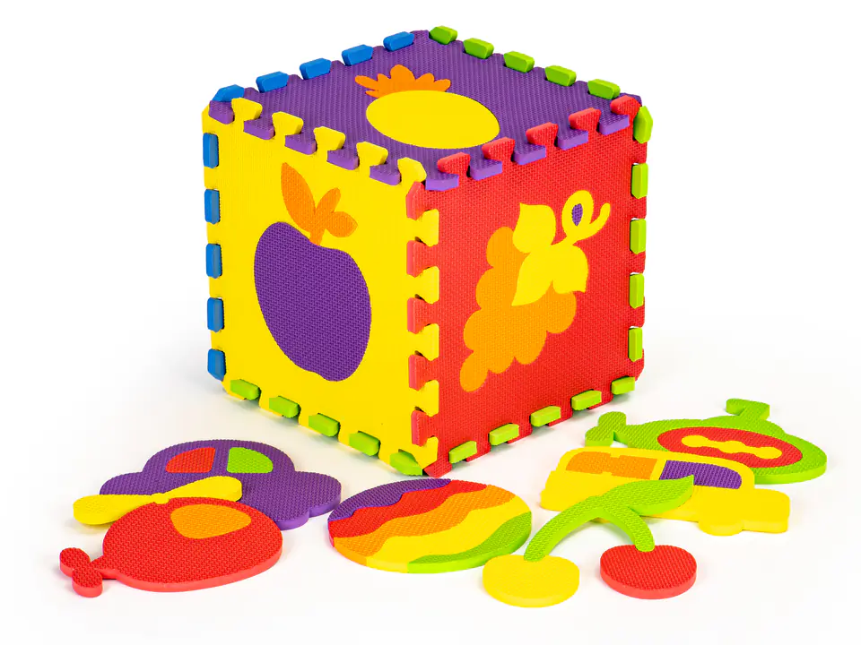 Mata piankowa edukacyjna EVA puzzle 20 elementów 148x119 cm ECOTOYS