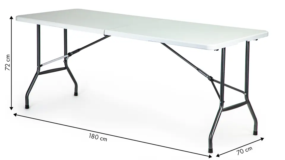 Folding garden banquet catering table 180