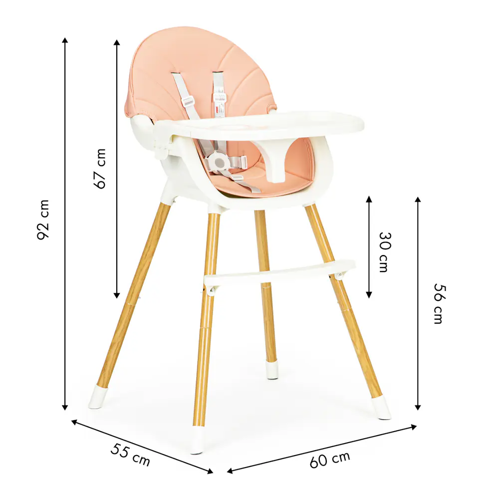 EcoTOYS 2-in-1 high chair