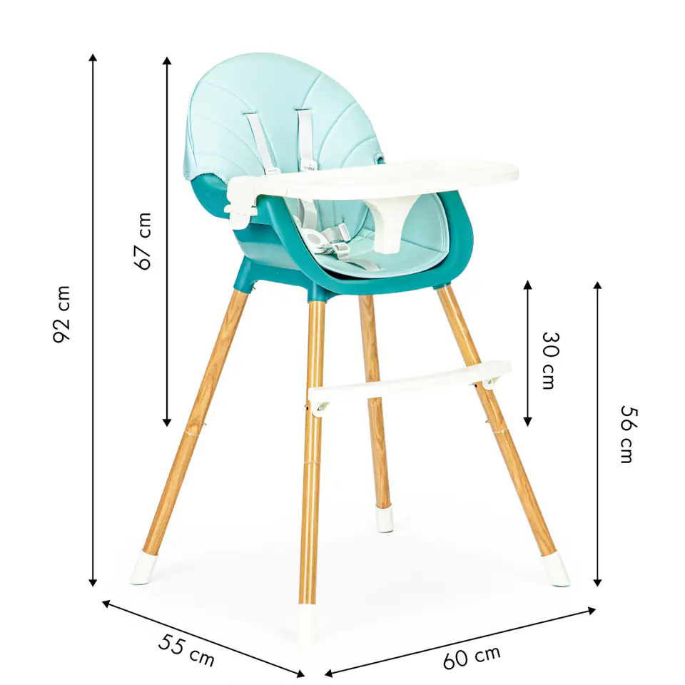 EcoTOYS 2-in-1 high chair