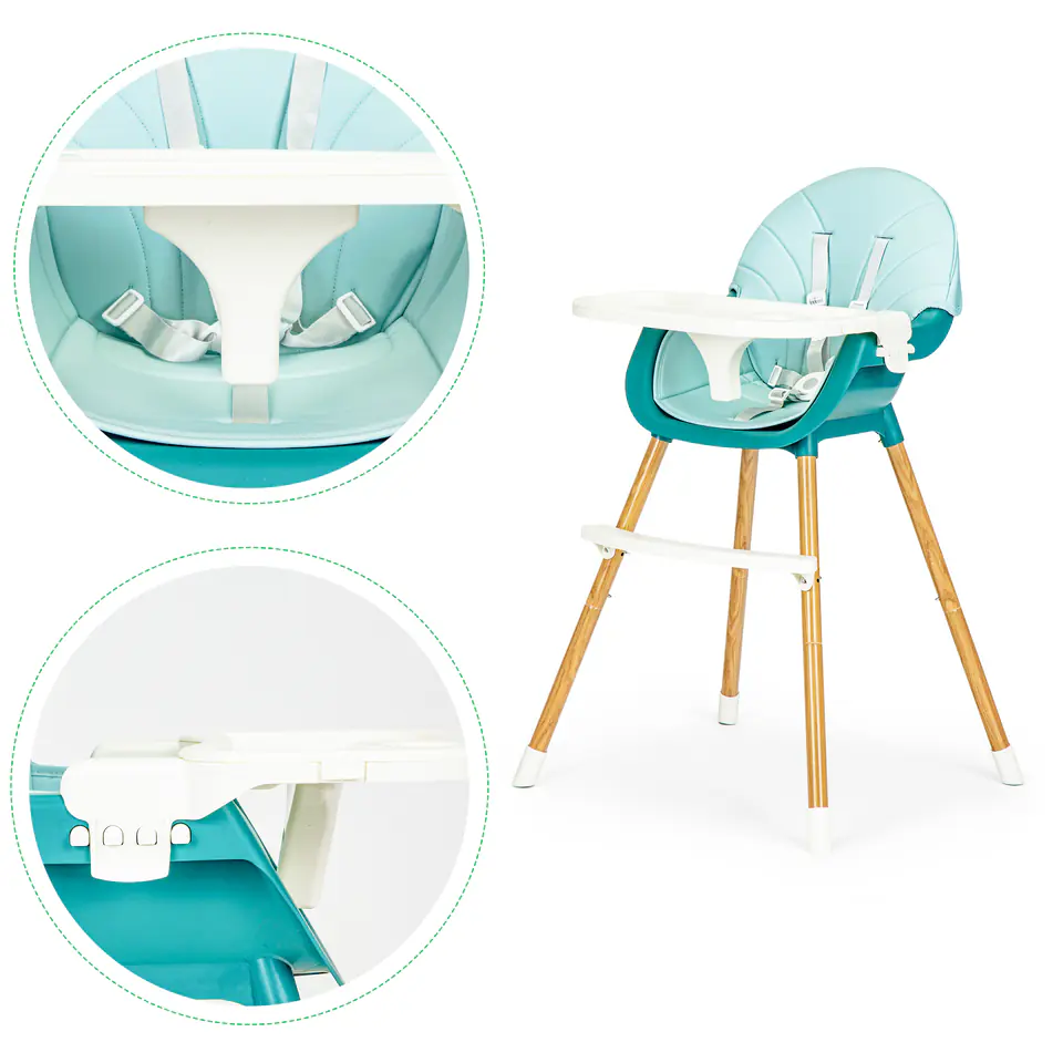 EcoTOYS 2-in-1 high chair