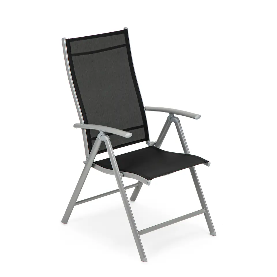 Garden chair folding metal adjustable terrace