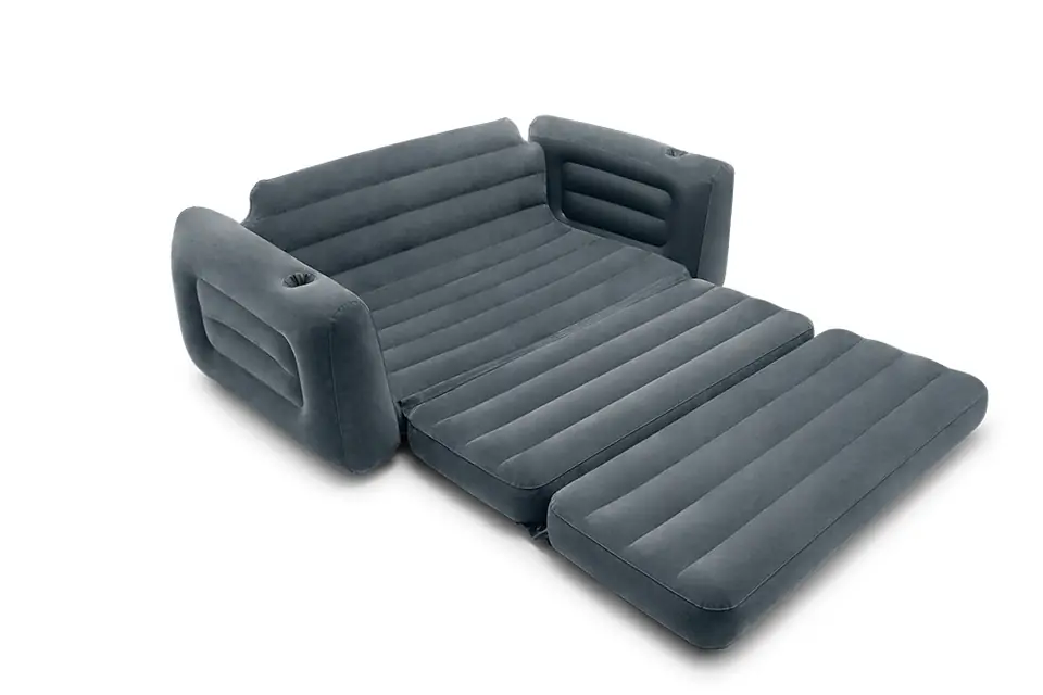 Sofa dmuchana rozkładana duże łóżko materac 2w1 INTEX 66552