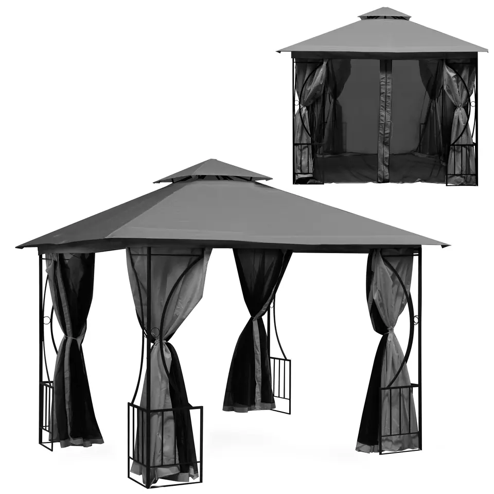 Tent garden pavilion 2in1 walls mosquito net 3x3