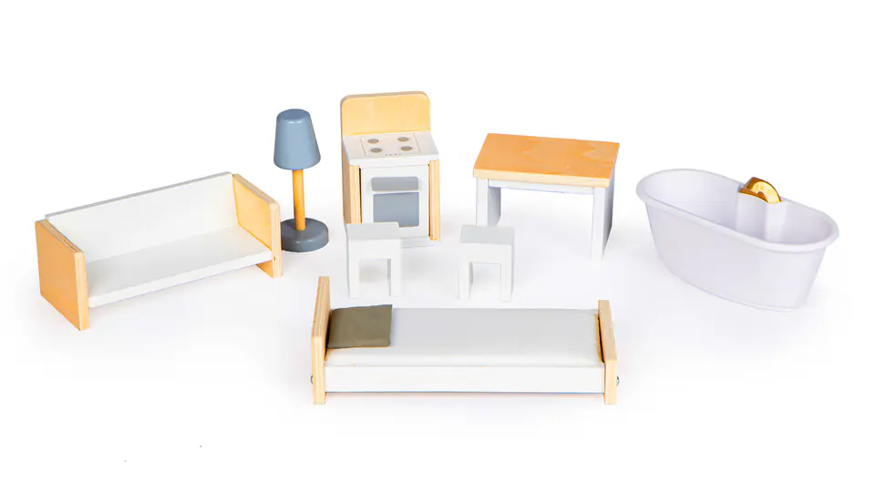 Dollhouse with Furniture Residence Grace Ecotoys