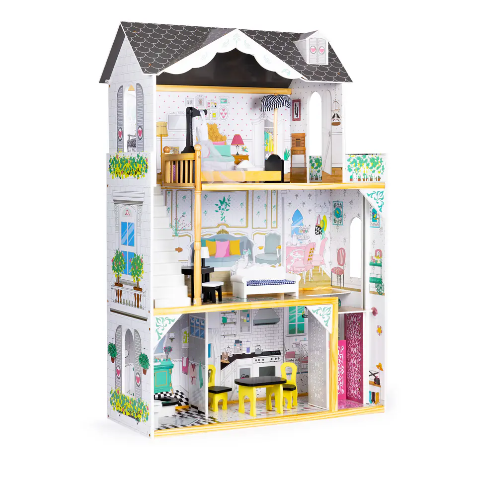 Large dollhouse with elevator hot sale