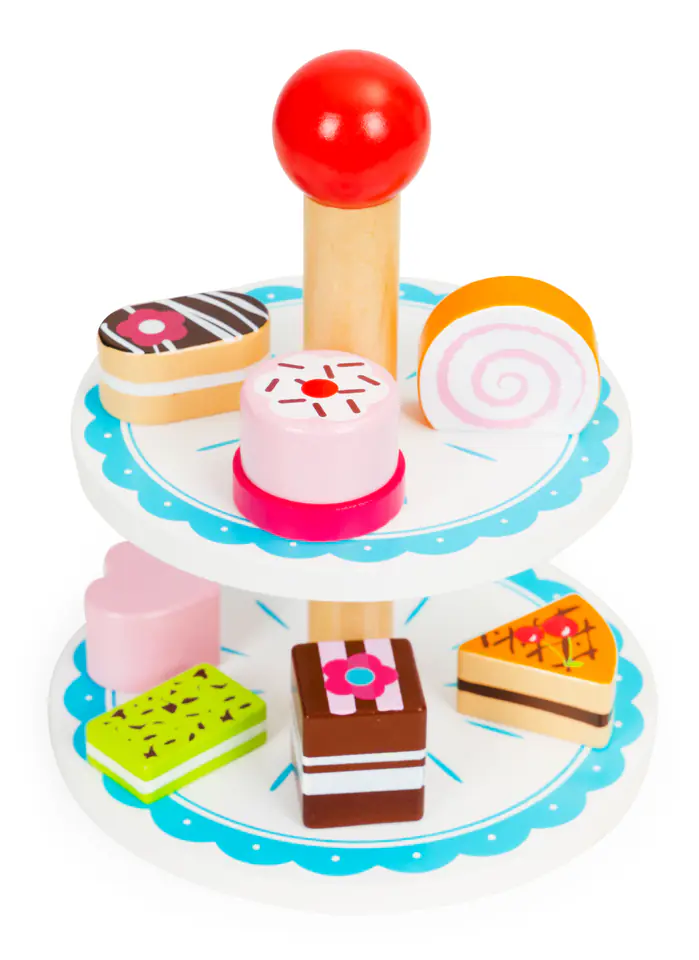 Wooden pastry confectionery patera set Ecotoys