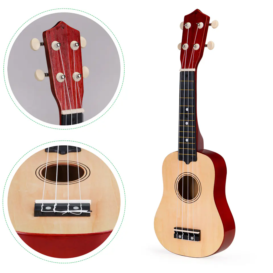 Ukulele guitar for kids wooden 4 strings nylon