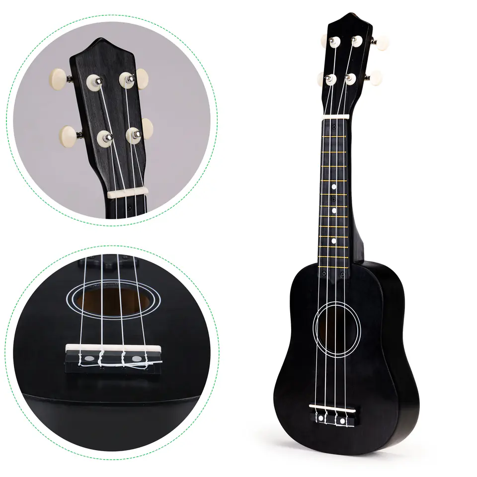 Ukulele guitar for kids wooden 4 strings nylon