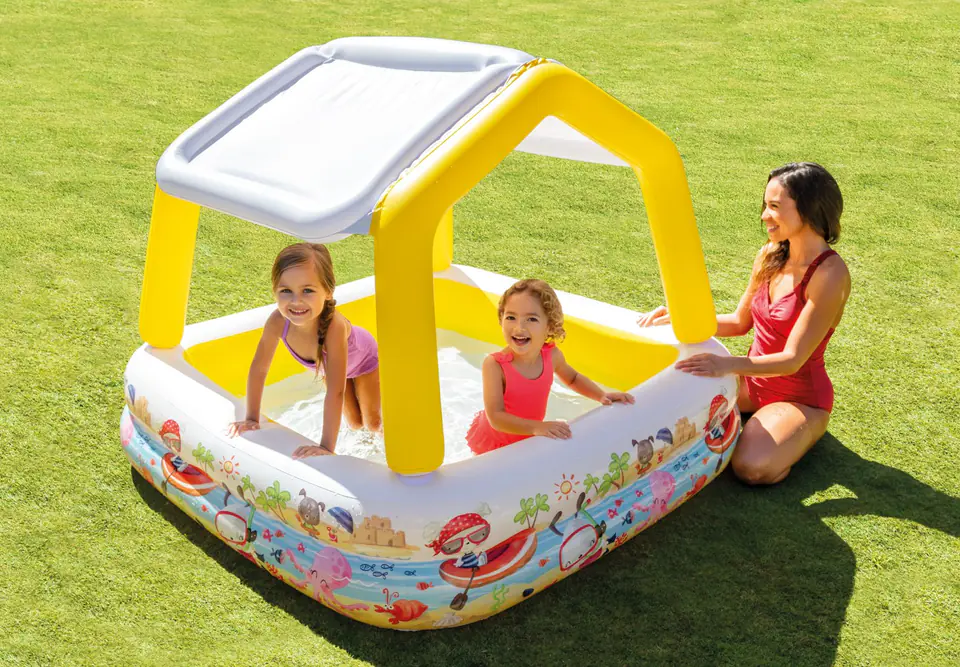 Inflatable pool paddling pool with visor for children INTEX 57470
