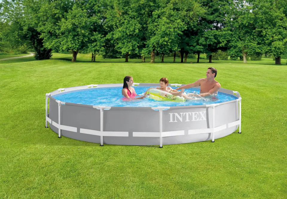 Round garden frame pool 366cm + INTEX filter pump