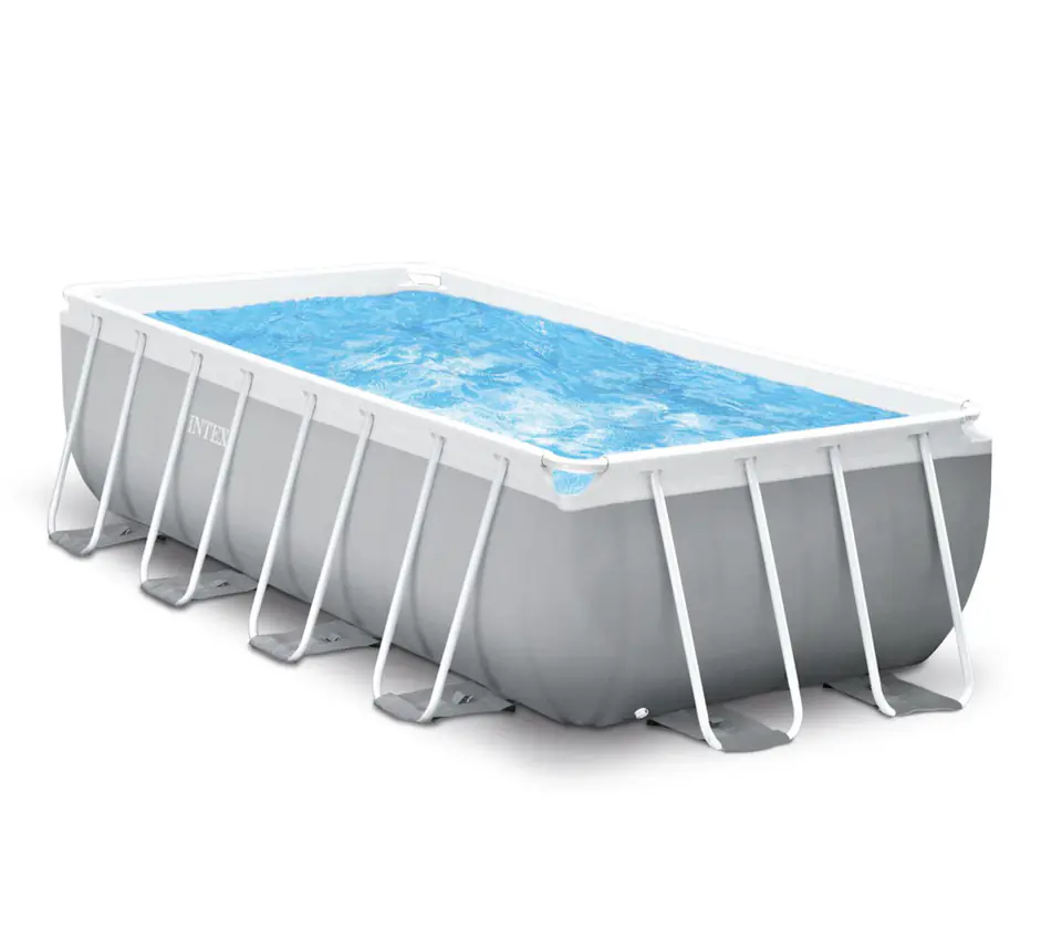 Rectangular garden frame pool 488 x 244cm - set pump ladder INTEX 26792