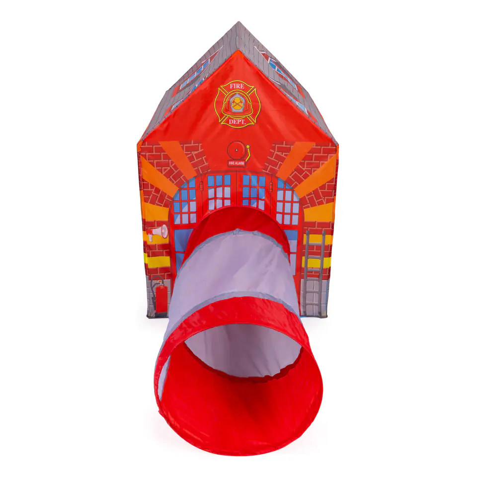 Tent with tunnel for children Fireman's cottage playground IPLAY