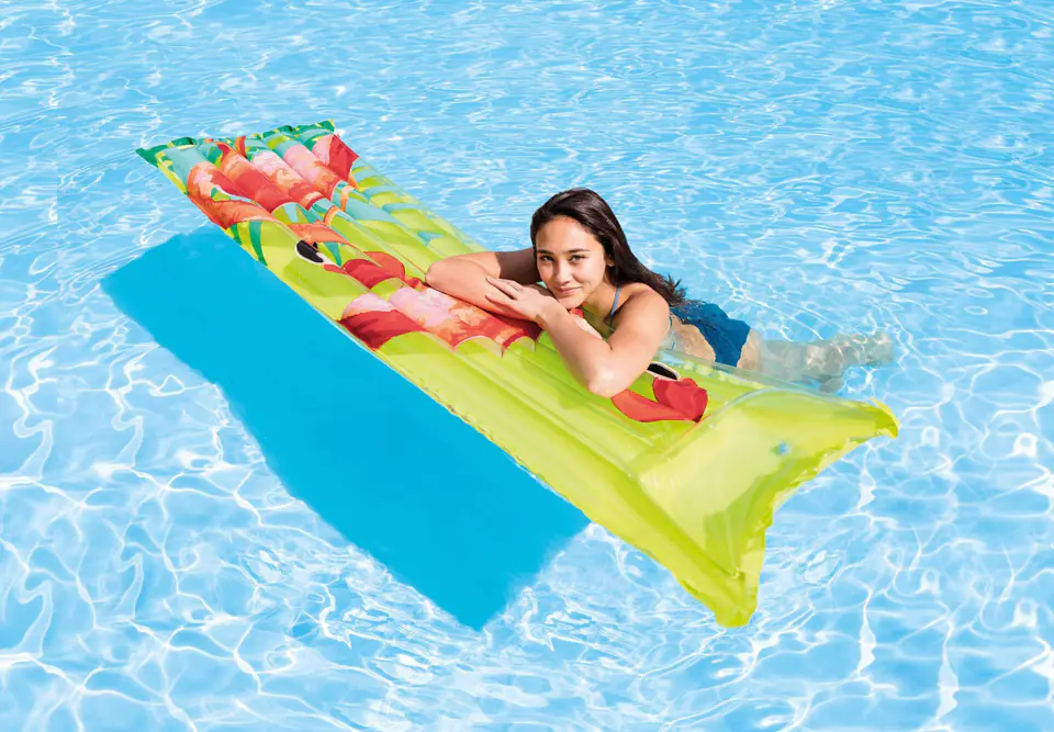 Inflatable swimming mattress - Flamingo 59720 INTEX