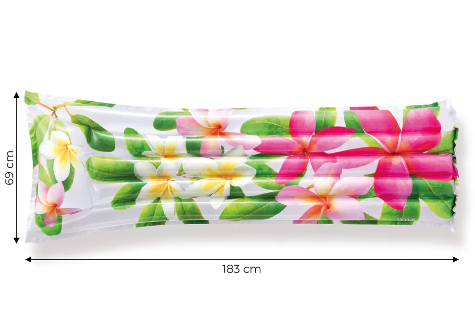 Inflatable swimming mattress - Flowers 59720 INTEX