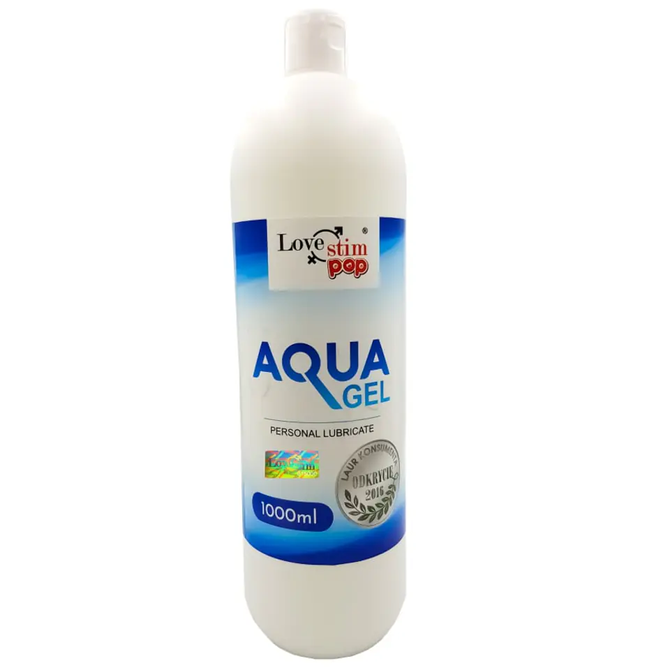 Water-based lubricant AQUA GEL 1000ml DOES NOT STAIN