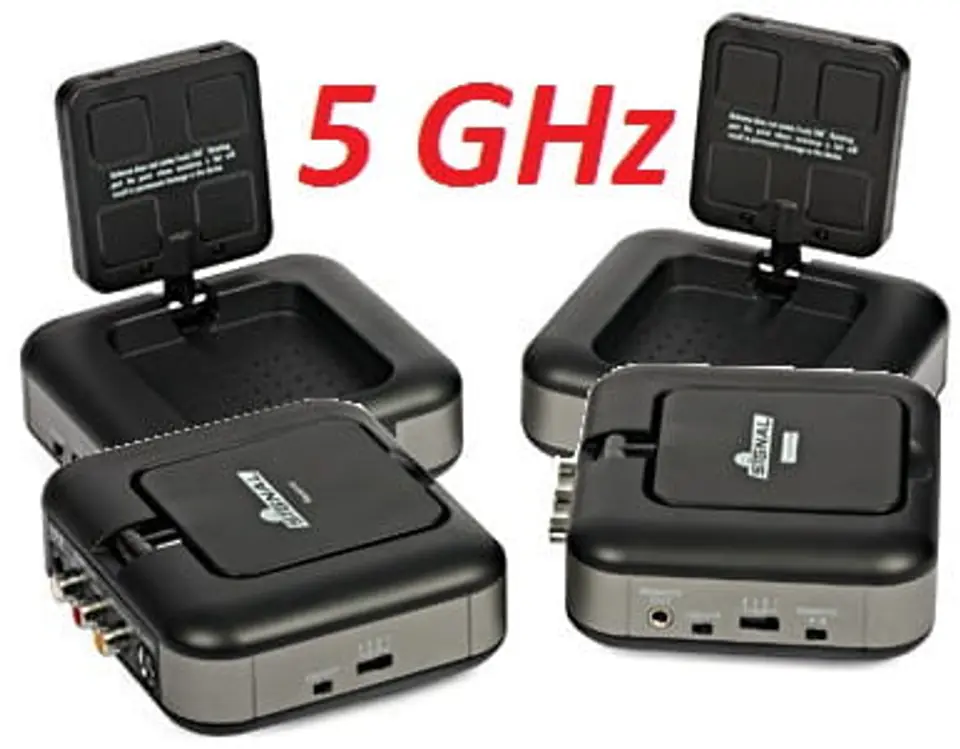 Bezprzewodowy 5,8 GHz zestaw do transmisji AV+IR Sender Signal TR-3000 8B74-79581