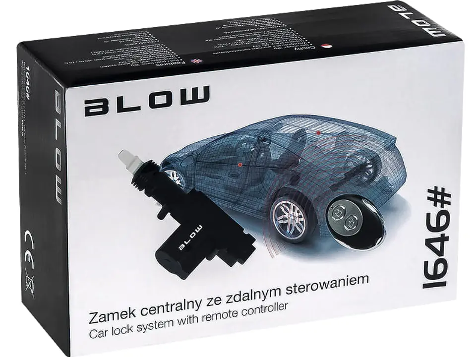 Zamek centralny Blow zestaw