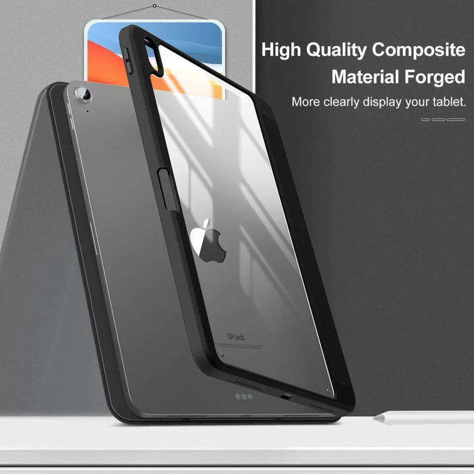 INFILAND Crystal Case Czarny Etui na iPad Air - niskie ceny i opinie w  Media Expert