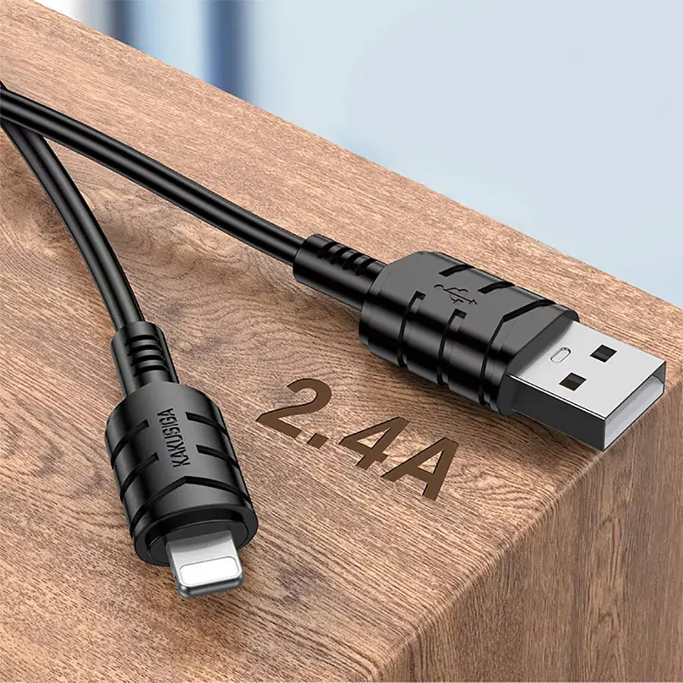 Kabel 2,4A 1,2m USB Apple Lightning Kakusiga Smart Fast Charging Data