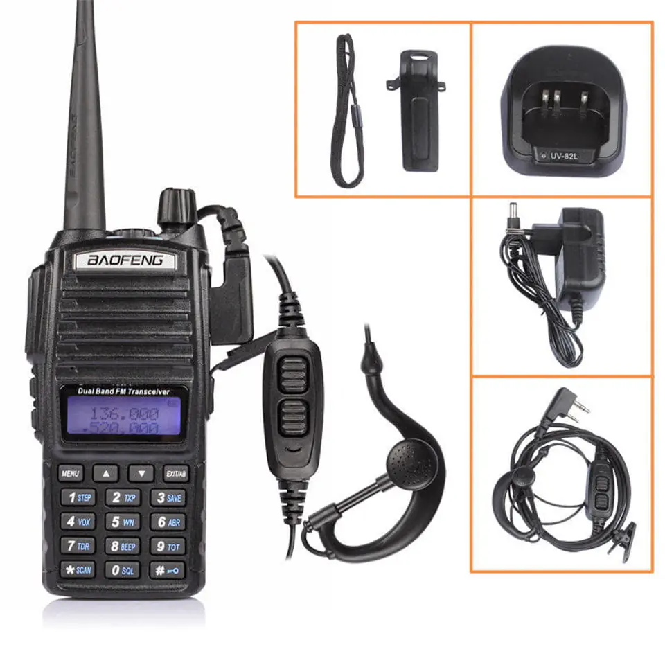 Radiotelefon Baofeng UV-82X Dual Band VHF/UHF odblokowany