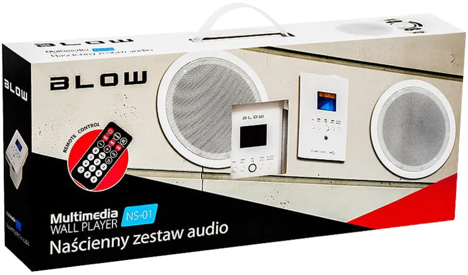 Naścienny zestaw audio BLOW NS-01