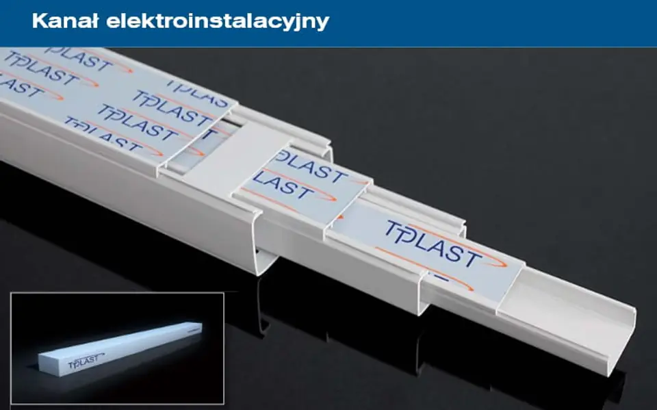 Kanał elektroinstalacyjny PCV