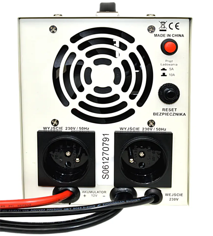 Inwerter 12-230V 800VA Zasilacz awaryjny SinusPRO 800E