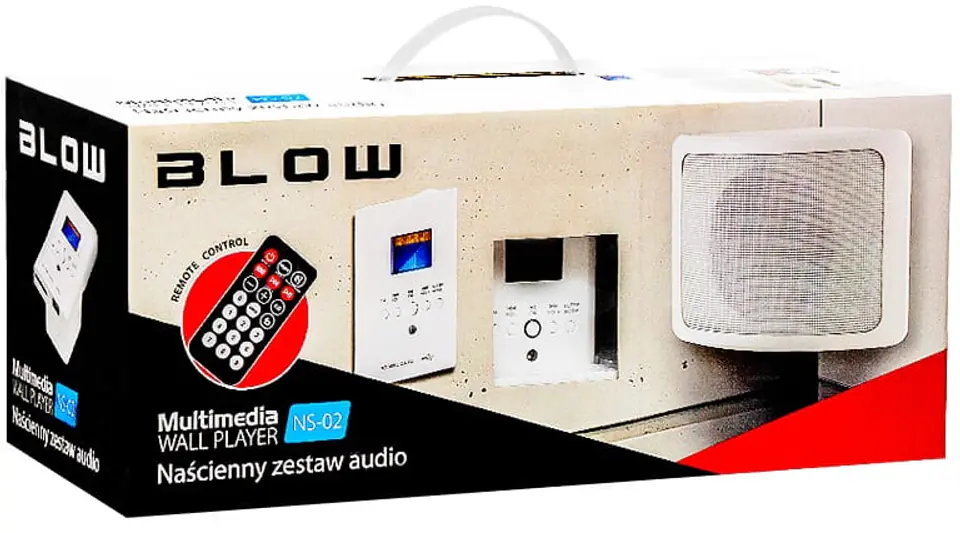 Naścienny zestaw audio BLOW NS-02